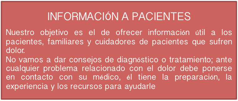 Información a pacientes
