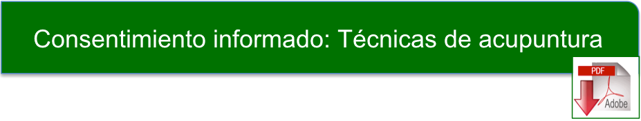 Consentimiento informado: Técnicas de acupuntura