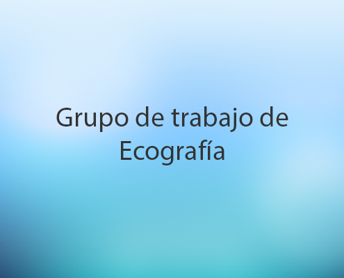 Grupo de trabajo de ecografía.