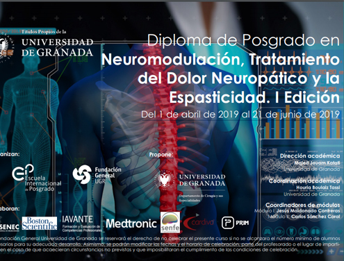 Diploma de Posgrado en Neuromodulación, Tratamiento del Dolor Neuropático y la Espasticidad. I Edición