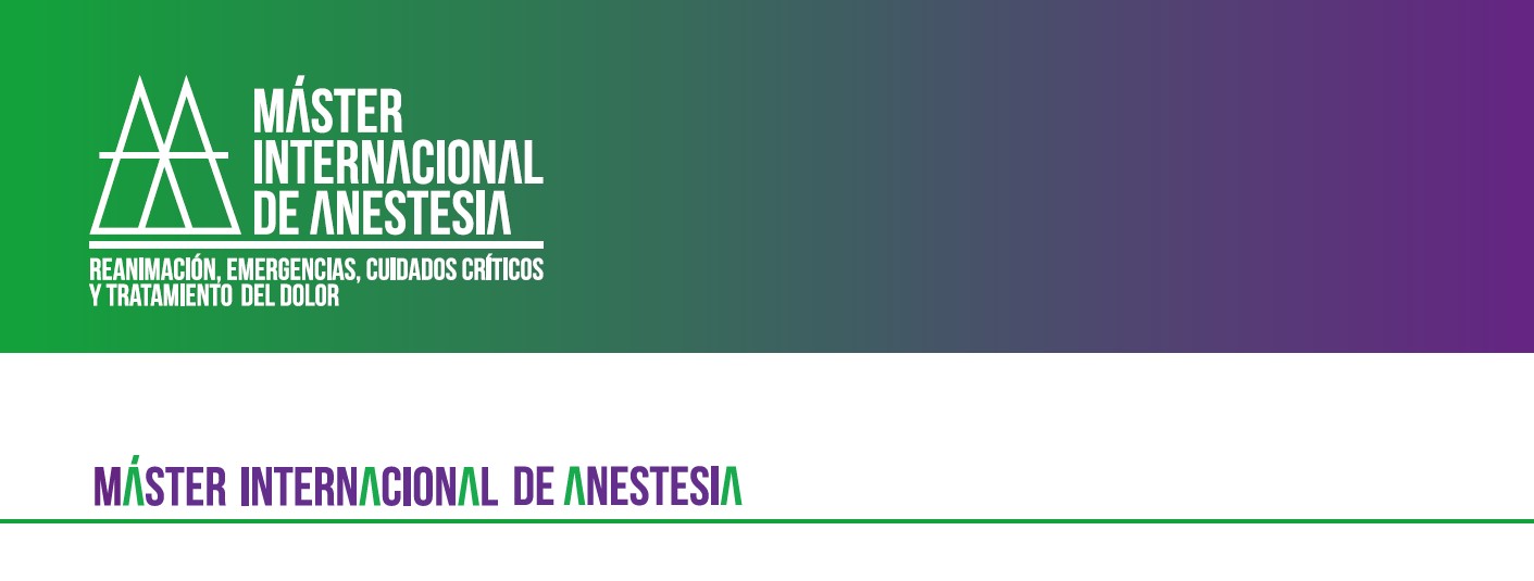 Máster Internacional de Anestesia