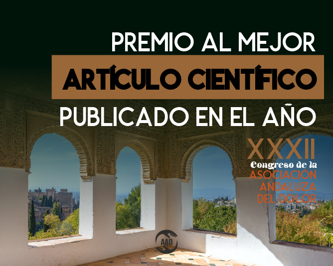 BASES PREMIO AL MEJOR ARTÍCULO CIENTÍFICO PUBLICADO EN EL AÑO