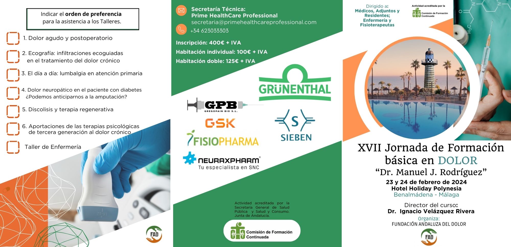 XVII Jornadas de Formación Básica en Dolor
